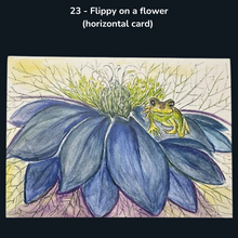 Load image into Gallery viewer, Fanciful Frog Greeting Cards