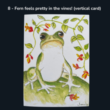 Load image into Gallery viewer, Fanciful Frog Greeting Cards