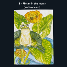 Load image into Gallery viewer, Fanciful Frog Greeting Cards