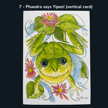 Load image into Gallery viewer, Fanciful Frog Greeting Cards