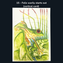 Load image into Gallery viewer, Fanciful Frog Greeting Cards
