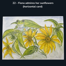 Load image into Gallery viewer, Fanciful Frog Greeting Cards
