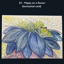 Load image into Gallery viewer, Fanciful Frog Greeting Cards
