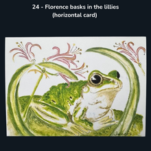 Load image into Gallery viewer, Fanciful Frog Greeting Cards
