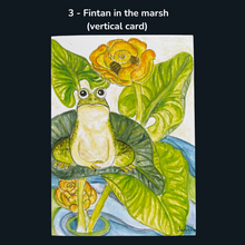 Load image into Gallery viewer, Fanciful Frog Greeting Cards
