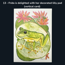 Load image into Gallery viewer, Fanciful Frog Greeting Cards
