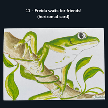 Load image into Gallery viewer, Fanciful Frog Greeting Cards
