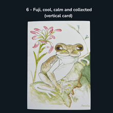 Load image into Gallery viewer, Fanciful Frog Greeting Cards
